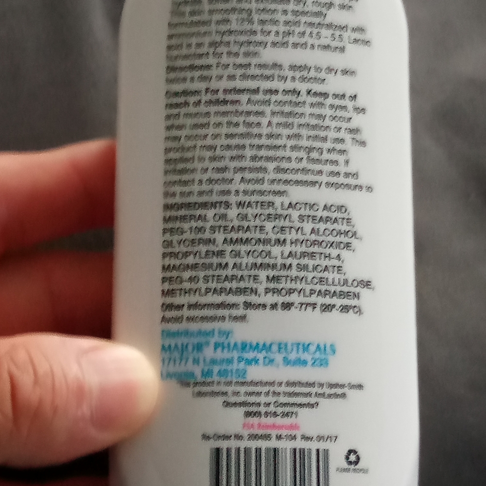 AmLactin Moisturizing Lotion 3 Bottle Lot - Picture 2 of 3